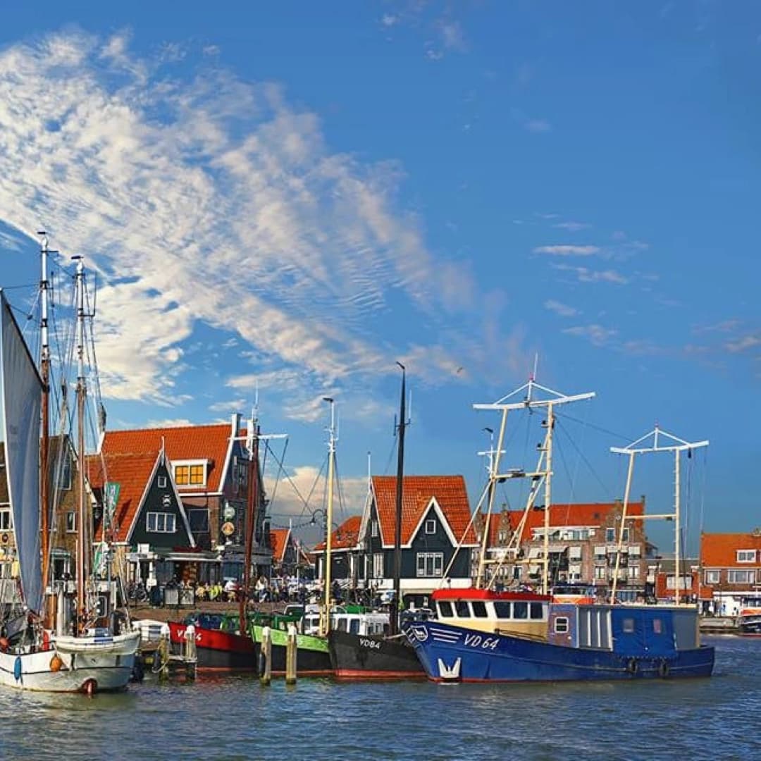 The harbor of Volendam