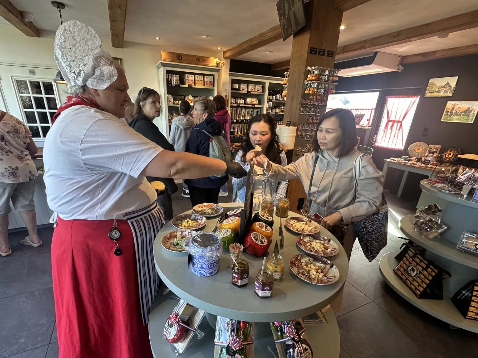Cheese tasting in Edam