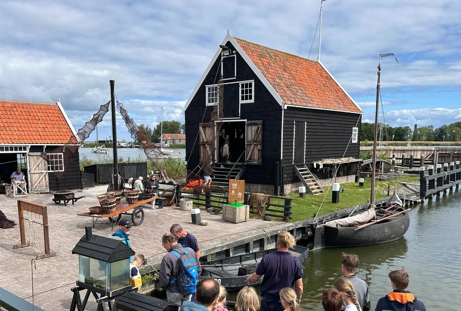 People visiting the Zuiderzee Museum
